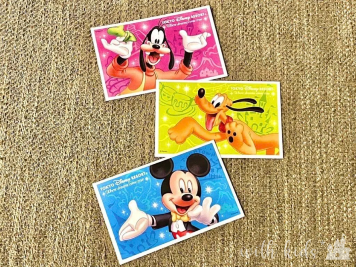 ディズニーの紙のパークチケット
